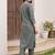 Women Ethnic Motifs Yoke Design Regular Kurta with Trousers