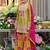 Women Ethnic Motifs Embroidered Kurta with Sharara & With Dupatta