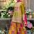 Women Ethnic Motifs Embroidered Kurta with Sharara & With Dupatta