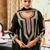 Embroidered Mirror Work Straight Kurta With Palazzos & Dupatta