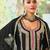 Embroidered Mirror Work Straight Kurta With Palazzos & Dupatta