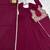 Women's elegant dark ranipink embroidered floor length anarkali gown with embroidery jacket