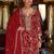 Ethnic Motifs Embroidered Sequinned Kurta with Palazzos & Dupatta