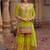 Women Ethnic Motifs Embroidered Thread Work Kurta with Sharara & With Dupatta