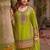 Women Ethnic Motifs Embroidered Thread Work Kurta with Sharara & With Dupatta