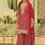 Ethnic Motifs Embroidered Straight Sequinned Kurta With Sharara & Dupatta