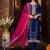 Women Ethnic Motifs Thread Work Kurta with Trousers & With Dupatta