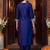 Women Ethnic Motifs Thread Work Kurta with Trousers & With Dupatta