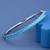 Blue Princess Cut Crystal Tennis Bangle