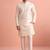  silk blend solid kurta set for men