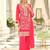 Ethnic Motifs Embroidered Round Neck Zari Kurta With Patiala & Dupatta