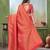 red woven kanjivaram soft silk Blend saree designer pallu saree with blouse