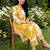 Women Printed Thread Work Kurta with Palazzos