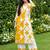Women Printed Thread Work Kurta with Palazzos