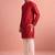  silk blend solid kurta set for men