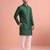  silk blend solid kurta set for men