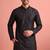Raw silk solid kurta set for men