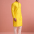  silk blend solid kurta set for men
