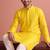  silk blend solid kurta set for men