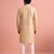  silk blend solid kurta set for men