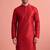  silk blend solid kurta set for men
