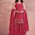 womens readymade pink color embroidered sequin work  party wear kurta sharara set with dupatta