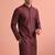  silk blend solid kurta set for men