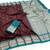 Cofee soft silk blend saree with zari weaving meenakari design