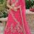PINK SEQUINS & EMBROIDERED NET LEHENGA CHOLI SET