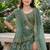 LIGHT GREEN SEQUINS & EMBROIDERED NET LEHENGA CHOLI SET