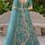TURQUOISE SEQUINS & EMBROIDERED NET LEHENGA CHOLI SET