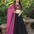 BLACK SEQUINS & EMBROIDERED VELVET LEHENGA CHOLI SET