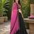 BLACK SEQUINS & EMBROIDERED VELVET LEHENGA CHOLI SET