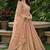 BROWN SEQUINS & EMBROIDERED NET LEHENGA CHOLI SET