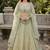 GREEN SEQUINS & EMBROIDERED NET LEHENGA CHOLI SET