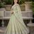 GREEN SEQUINS & EMBROIDERED NET LEHENGA CHOLI SET