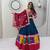 Navy Blue Cotton Chaniya Choli For Navratri 