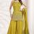 yellow color multi embroiderd festival wear kurta plazzo suit radymade full stich