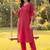 Women Ethnic Motifs Embroidered Regular Thread Work Kurta with Trousers