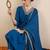 Ethnic Motifs Embroidered V-Neck Straight Kurta With Trousers & Dupatta