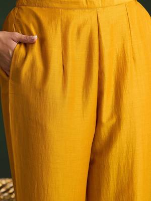 Women Ethnic Motifs Embroidered Kurta with Trousers & With Dupatta 3
