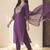 Women Ethnic Motifs Embroidered Sequinned Liva Kurta with Trousers & With Dupatta