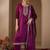 Women Ethnic Motifs Embroidered Sequinned Kurta with Trousers & With Dupatta