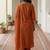 Women Ethnic Motifs Embroidered Thread Work Kurta with Trousers & With Dupatta