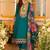 Women Floral Embroidered Thread Work Kurta with Trousers & With Dupatta