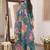 Women Floral Embroidered Thread Work Kurta with Trousers & With Dupatta