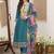 Women Floral Embroidered Thread Work Kurta with Trousers & With Dupatta