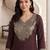 Women Sequinned Kurta with Trousers