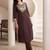 Women Sequinned Kurta with Trousers