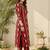 Geometric Printed V-Neck Cotton Straight Kurta With Trousers